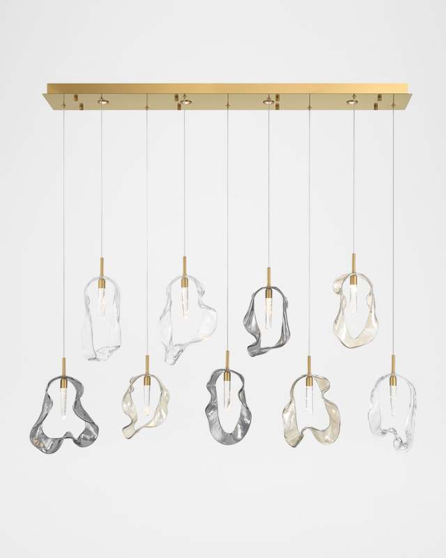 Norah 51" 13-Light Linear LED Chandelier